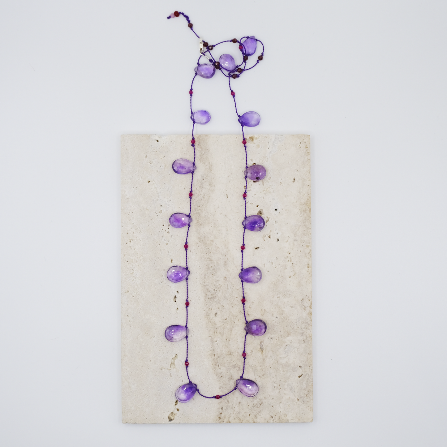 Collana con Ametista e Rubino