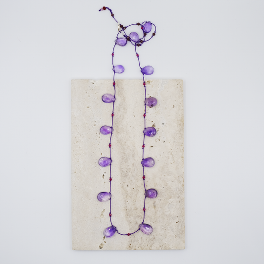 Collana con Ametista e Rubino