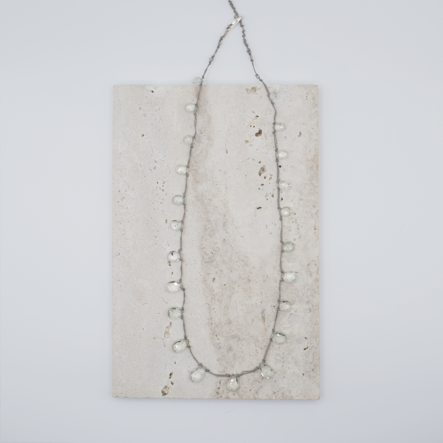 Collana Gocce Ametista Verde