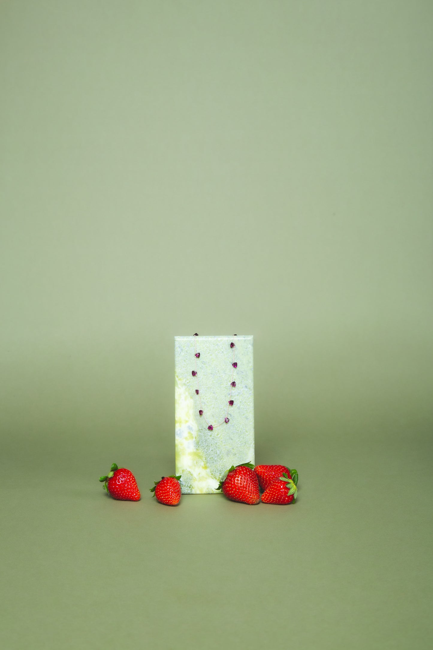 Collana glamour Rodolite