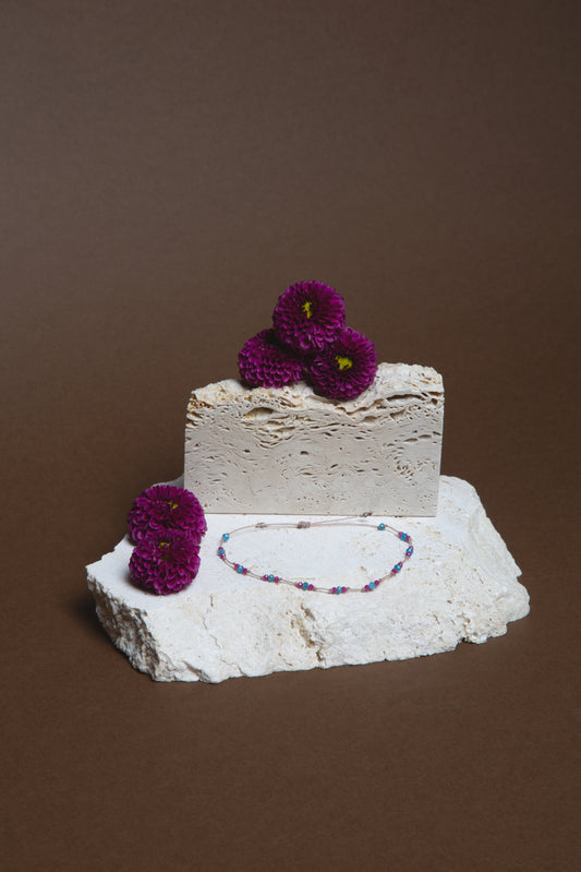 Braccialetto Bi-color Rubino & Apatite