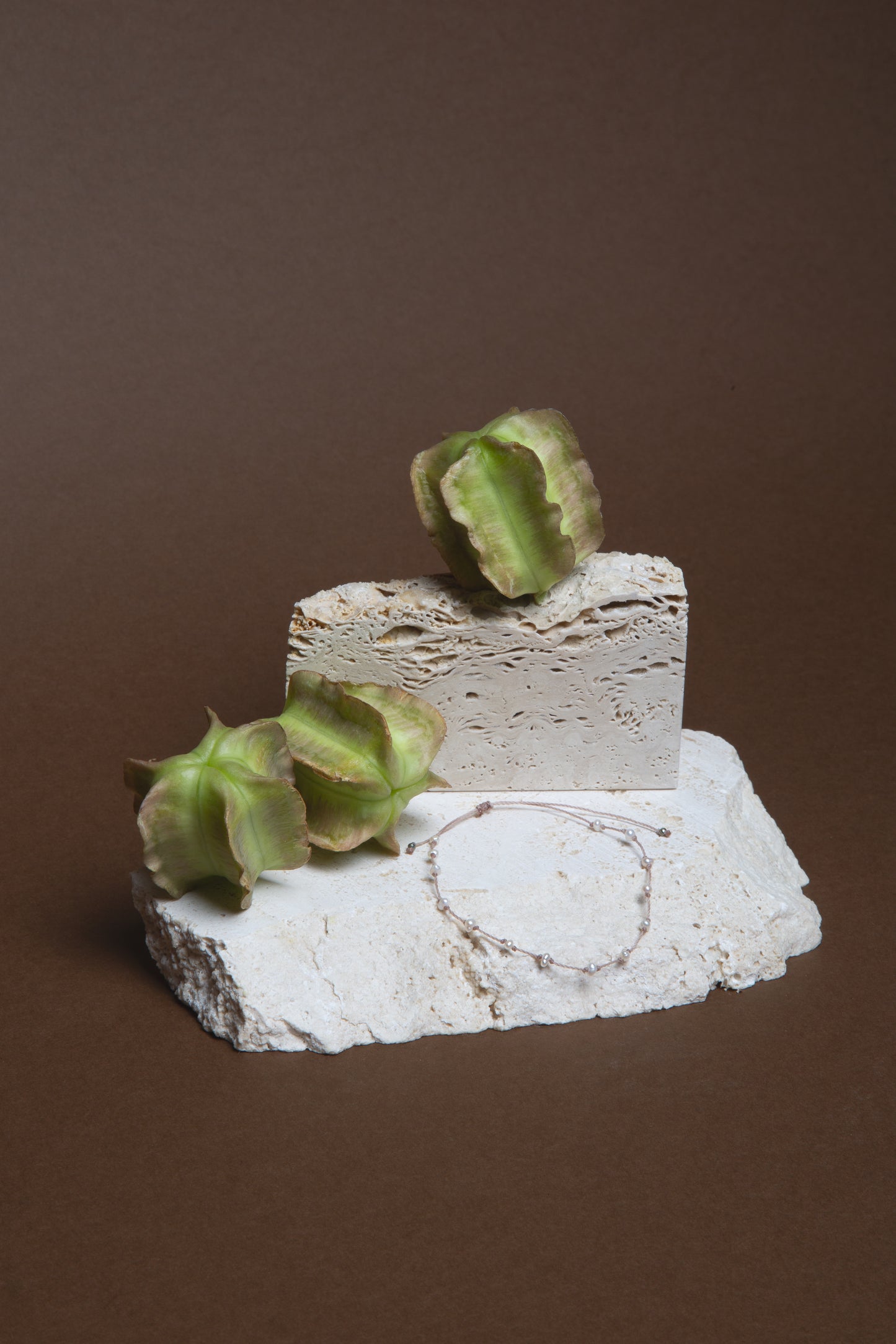 Braccialetto con Microperle bianche