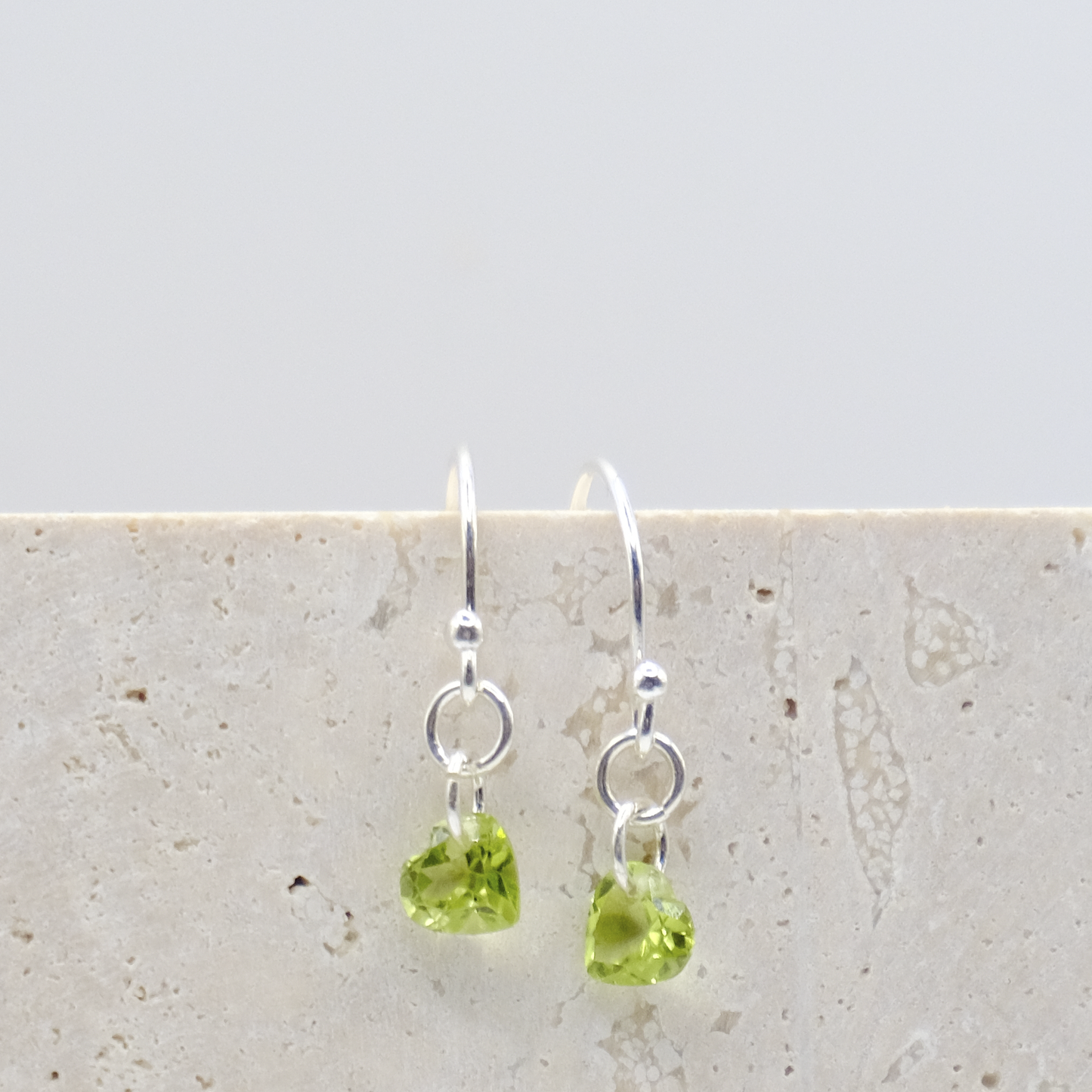 Orecchini Cuore Verde