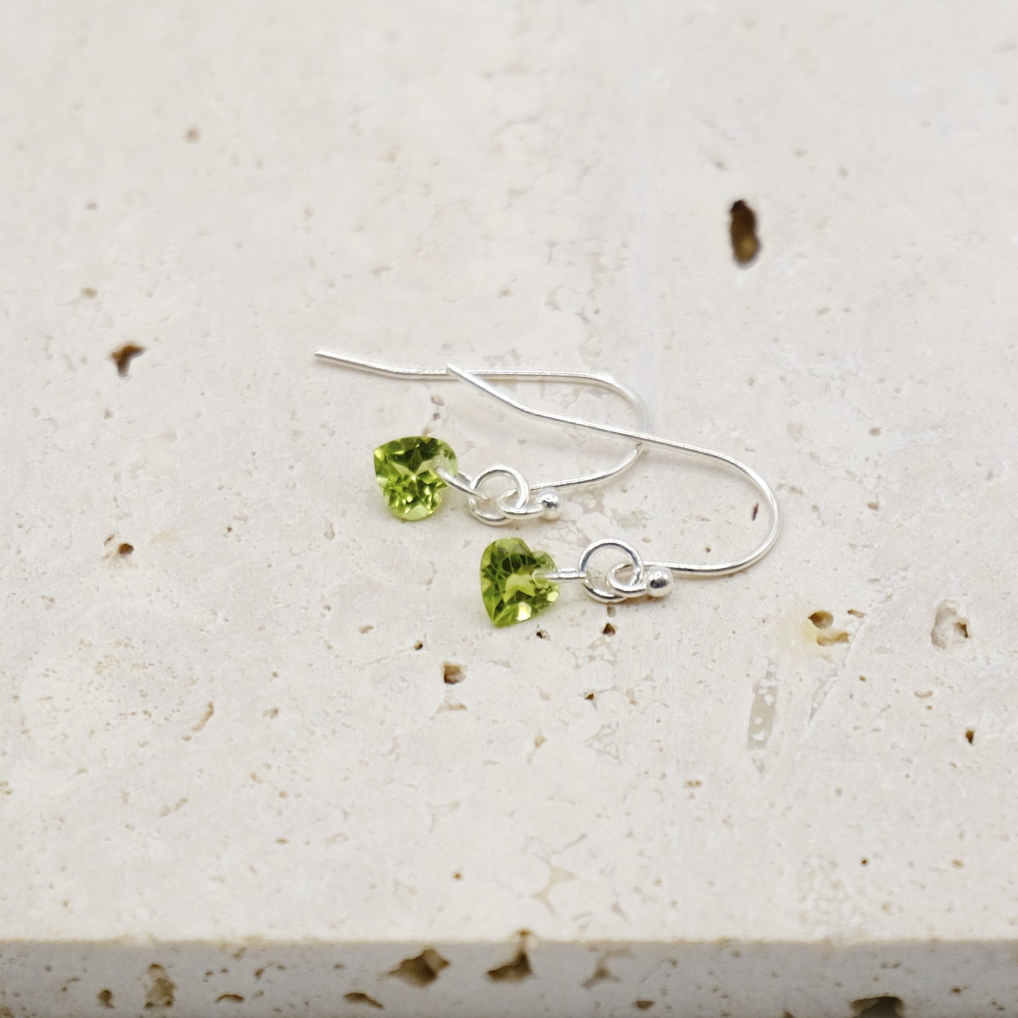 Orecchini Cuore Verde