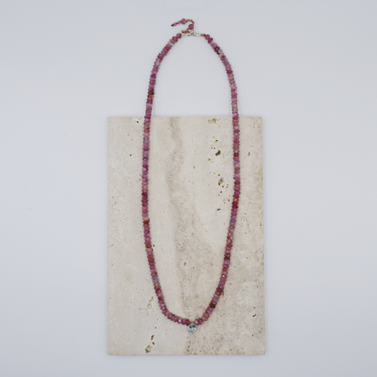 Collana Tormalina e Acquamarina