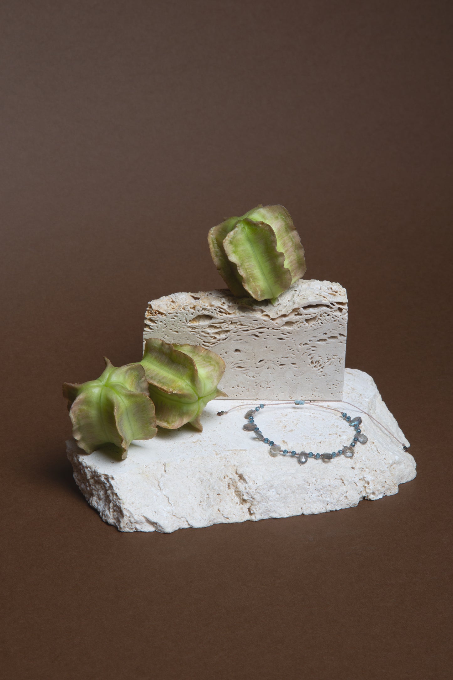 Braccialetto gocce Labradorite