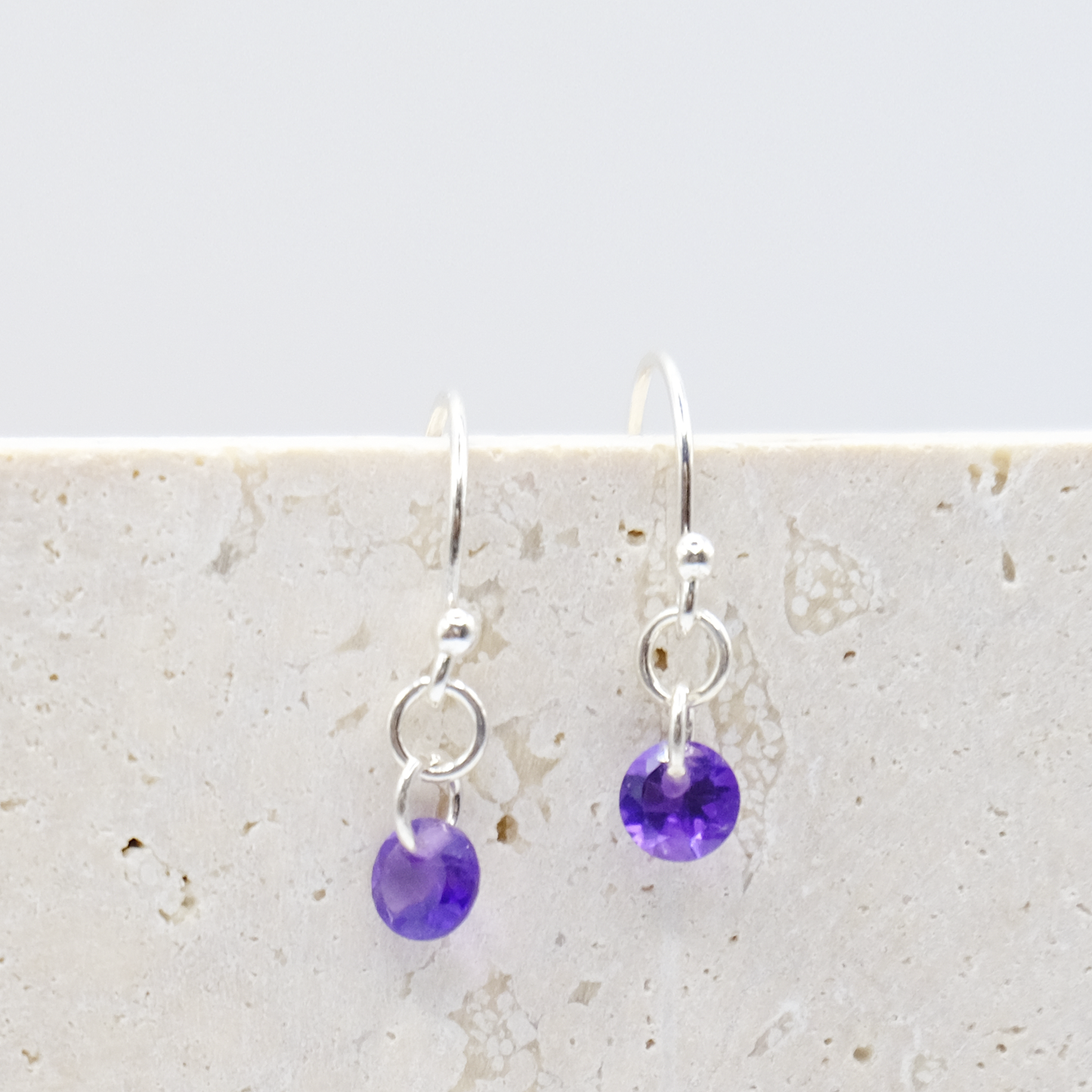 Orecchini Ametista Micro