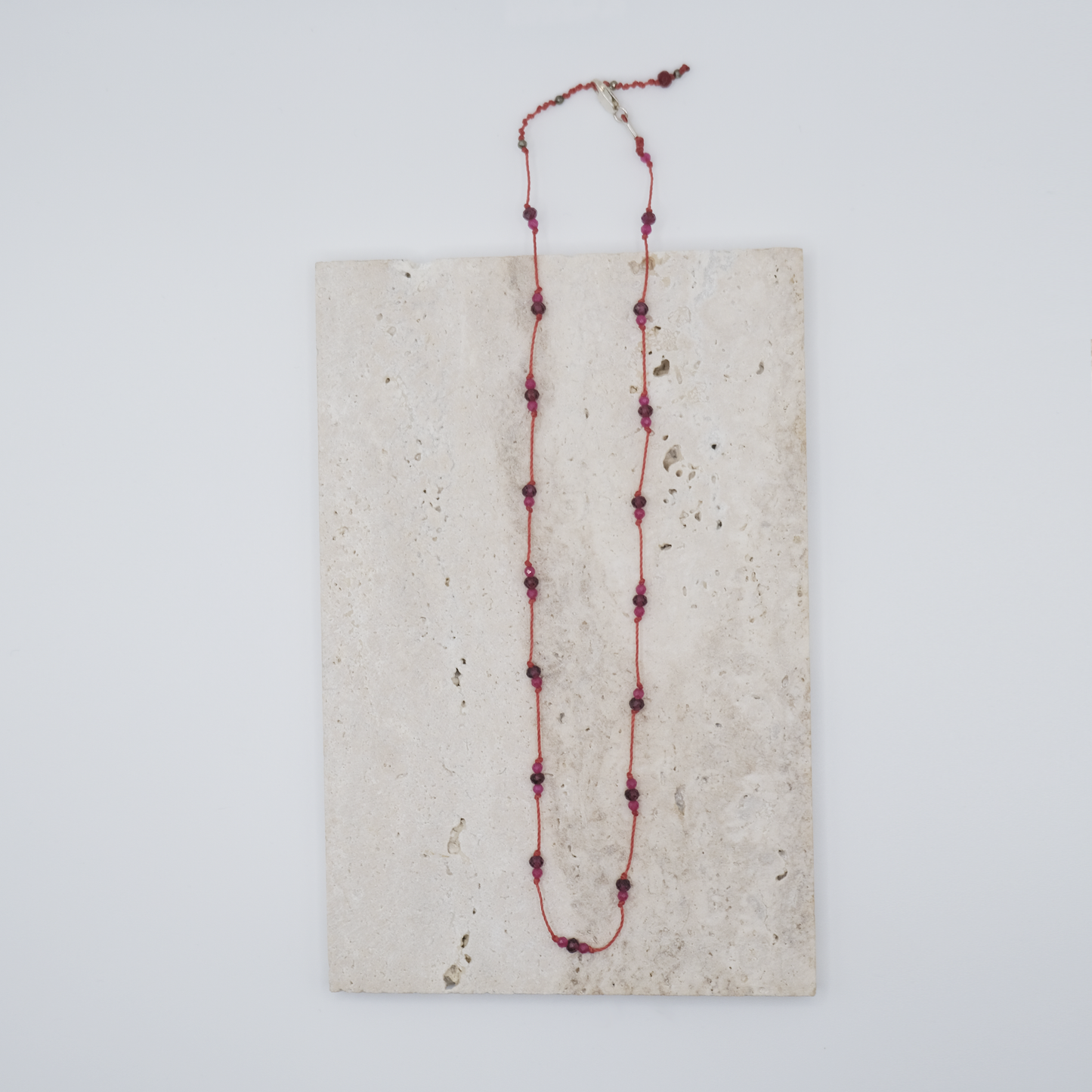 Collana Rubino & Granato